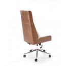 Кресло компьютерное HALMAR WEBSTER бежевый/орех